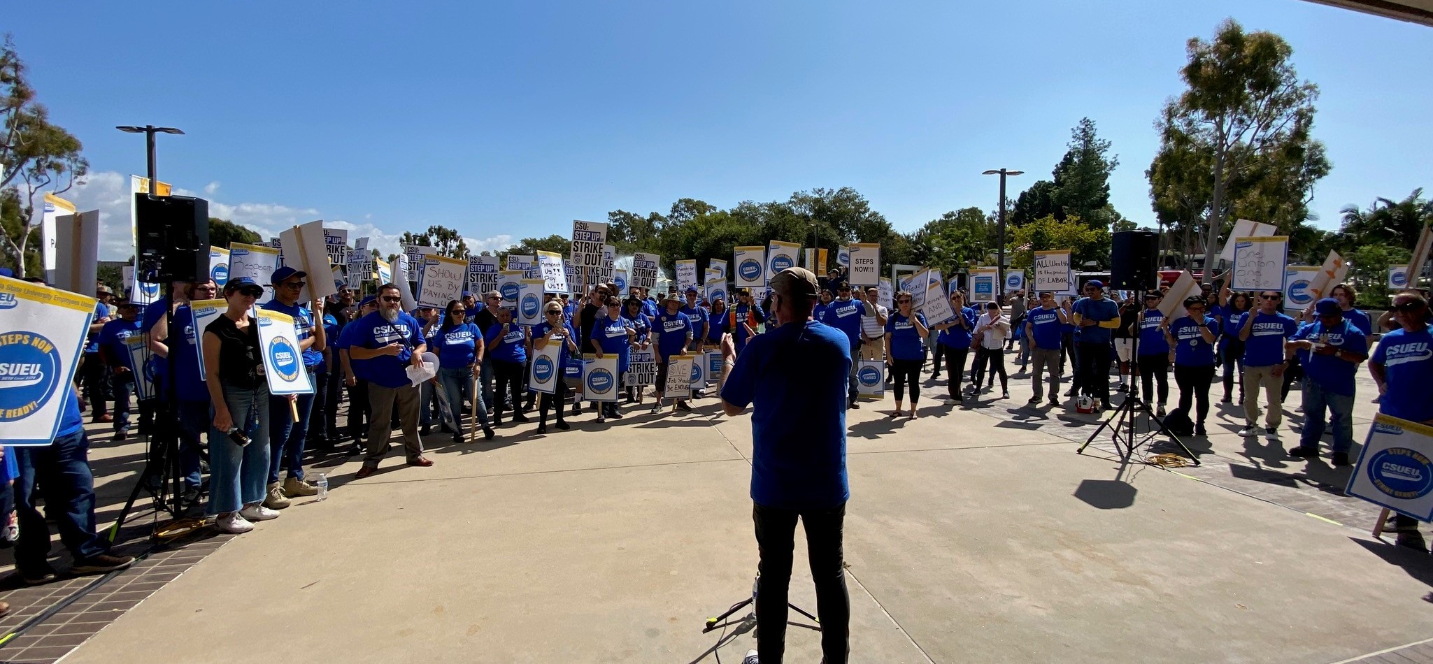 Rally at CSU Long Beach
