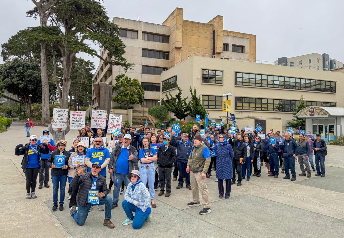 Media Coverage: CSU Employees Union rallies for higher pay at SFSU